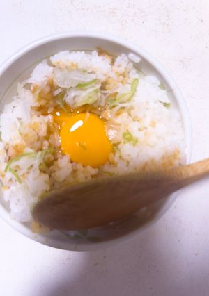 簡単！ネギ味噌ご飯　火不使用レシピ-レシピのメイン写真