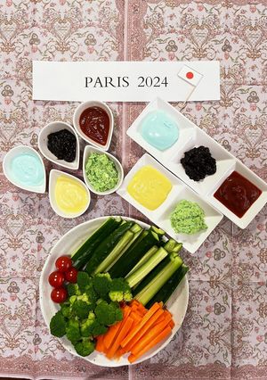 がんばれ日本! ディップ五輪で応援-レシピのメイン写真