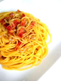 簡単!しらすとベーコンの和風パスタ-レシピのメイン写真