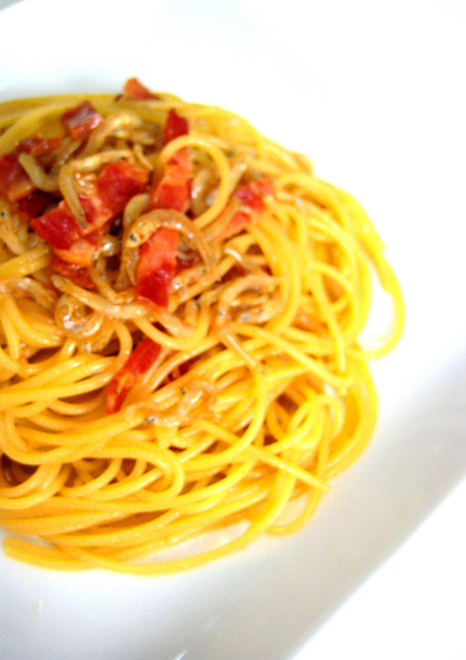 簡単！しらすとベーコンの和風パスタ-レシピのメイン写真