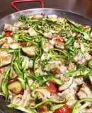 【お焦げ香る】本格野菜チキンパエリア