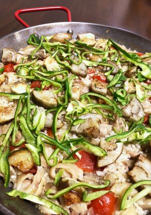 【お焦げ香る】本格野菜チキンパエリア-レシピのメイン写真