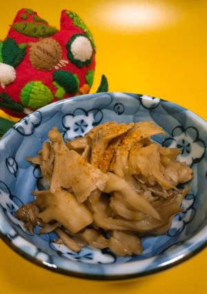 レン・チン舞茸のポン酢和え　-レシピのメイン写真
