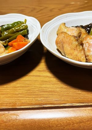 夏野菜と生鮭の南蛮漬け-レシピのメイン写真