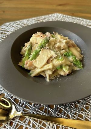 【腸活】きのこのオートミールリゾット-レシピのメイン写真
