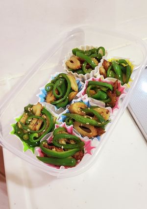 簡単!お弁当にも!ピーマンとちくわ炒め-レシピのメイン写真