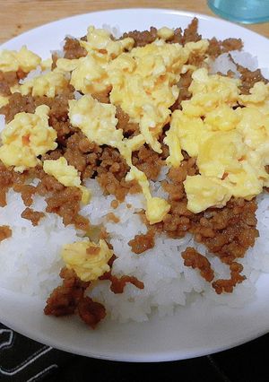 そぼろ丼-レシピのメイン写真