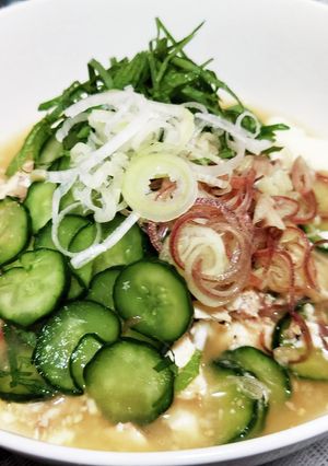 超簡単！宮崎名物 冷や汁そうめん！-レシピのメイン写真