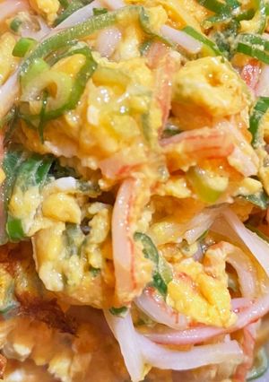 【即席】なんちゃってカニ玉丼-レシピのメイン写真