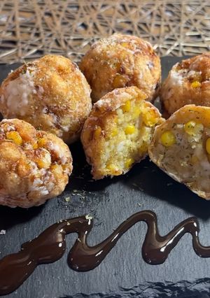 楽しい食感!!とうもろこしのフワフワ揚げ-レシピのメイン写真