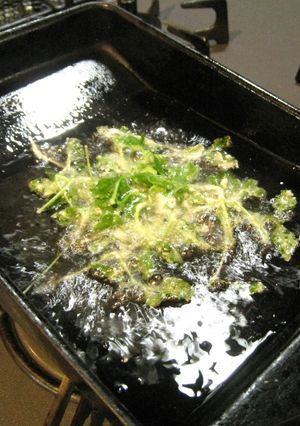 蓼藍の天ぷら-レシピのメイン写真