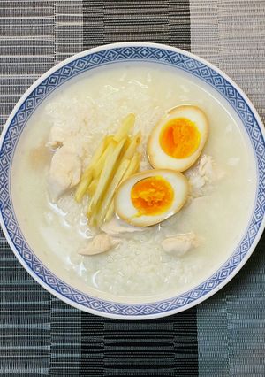 簡易版！　鶏と生姜の中華粥-レシピのメイン写真