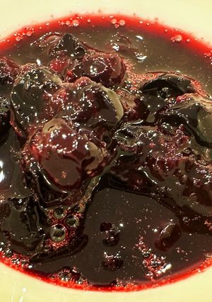 電子レンジで3分！ブルーベリージャム-レシピのメイン写真