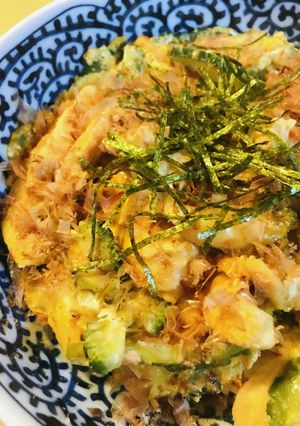 鶏肉のゴーヤー親子丼-レシピのメイン写真