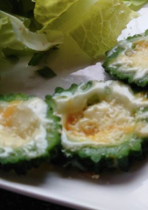 ワタと種は捨てない2️⃣ゴーヤのチーズ素焼き-レシピのメイン写真