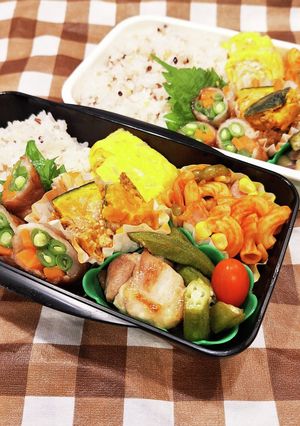 高１男子とパパの弁当240717-レシピのメイン写真