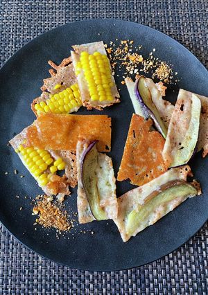 夏野菜のカリカリチーズ-レシピのメイン写真