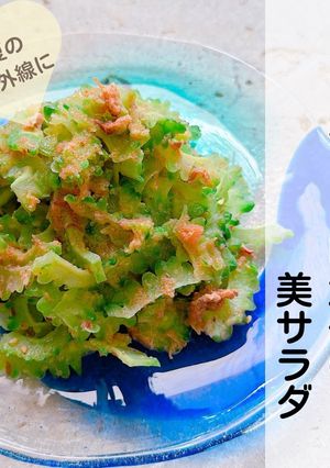 電子レンジで♡ゴーヤーと明太子の美サラダ-レシピのメイン写真