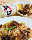 牛肉とアスパラの塩麹ガーリックライス