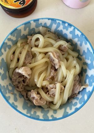 簡単ぽんしゃぶうどん-レシピのメイン写真