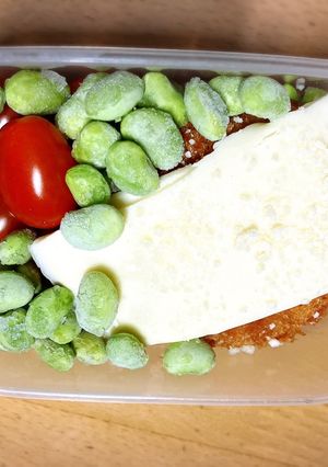 スライスチーズが蓋やラップにくっつかない-レシピのメイン写真