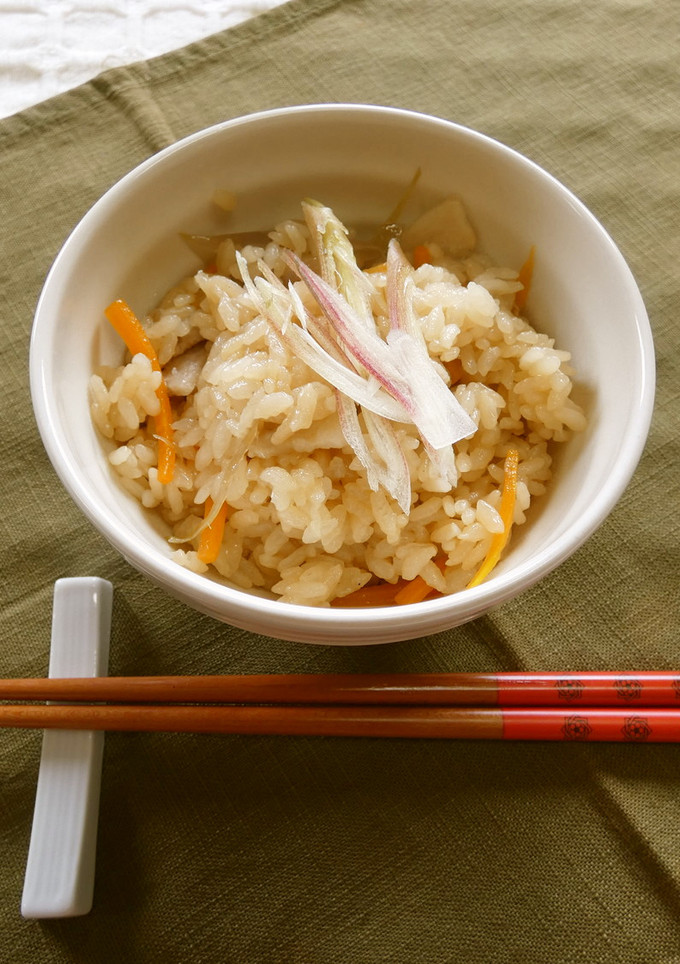 みょうがの炊き込みご飯-レシピのメイン写真