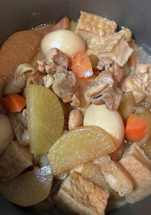 放置で簡単！鶏肉ホロホロ味染み大根の煮物-レシピのメイン写真