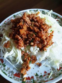 沢庵入り☆挽肉の甘辛納豆そぼろ-レシピのメイン写真