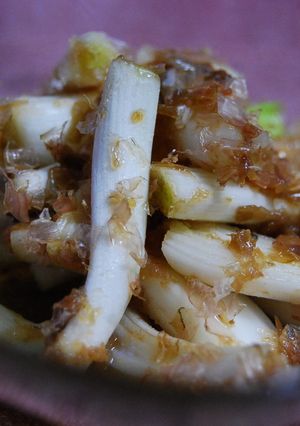島らっきょうの梅肉和え-レシピのメイン写真