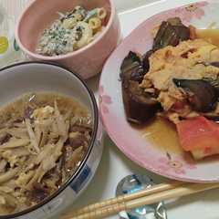 รูปของ 夕飯✧夏野菜の炒り卵炒め