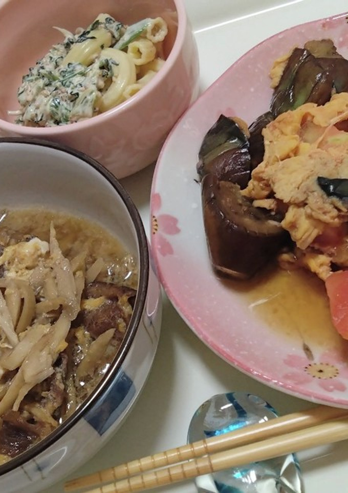 夕飯✧夏野菜の炒り卵炒め-レシピのメイン写真