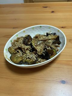 茄子味噌炒め-レシピのメイン写真