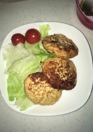 鶏ミンチと豆腐のハンバーグ-レシピのメイン写真