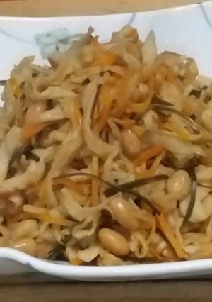 切り干し大根と大豆の煮物-レシピのメイン写真