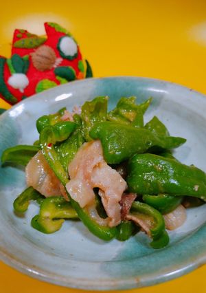 ピーマンと豚肉のみそ炒め　-レシピのメイン写真