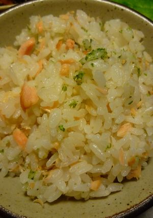 青のりのいい香り☆簡単鮭ご飯-レシピのメイン写真