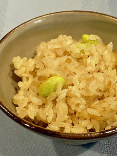 炊飯器で炊く我が家の醤油赤飯☆枝豆入り-レシピのメイン写真