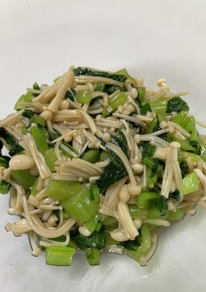 簡単小松菜えのき醤油和え-レシピのメイン写真