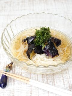 揚げなすそうめん-レシピのメイン写真