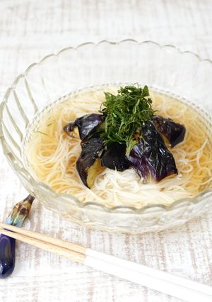 揚げなすそうめん-レシピのメイン写真