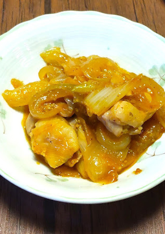 鶏とねぎの韓国風炒め-レシピのメイン写真