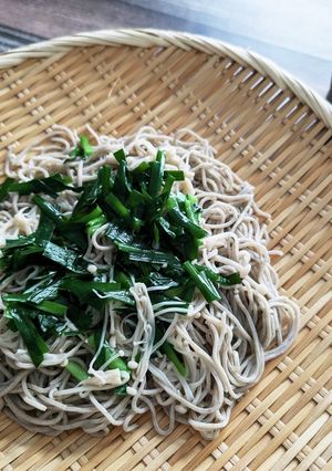 シャキシャキえのきニラ蕎麦-レシピのメイン写真