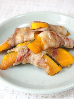 かぼちゃの豚肉巻き-レシピのメイン写真