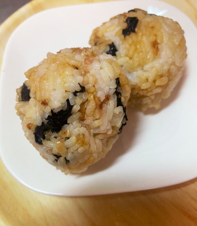 [食文化]お手軽！ねこまんまにぎり！！-レシピのメイン写真