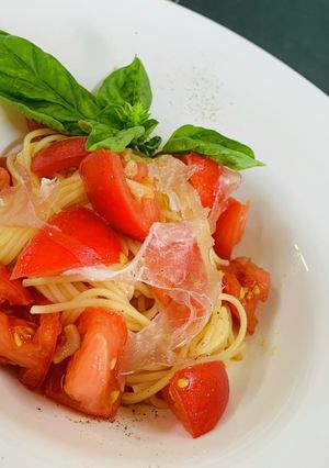 フルーツトマトの冷たいパスタ-レシピのメイン写真