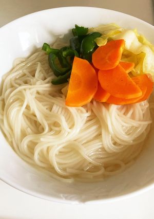 素麺で⟡.* 塩ラーメン風！-レシピのメイン写真
