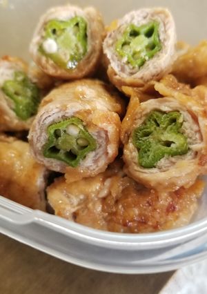 オクラの巻き巻き-レシピのメイン写真
