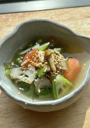 こまつなとトマトのおひたし-レシピのメイン写真