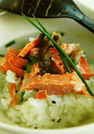 昆布茶DE簡単♪鮭茶漬け-レシピのメイン写真