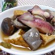 厚揚げとこんにゃくの煮物やりいか入り